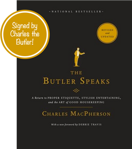 Signed Copy - The Butler Speaks by Charles MacPherson